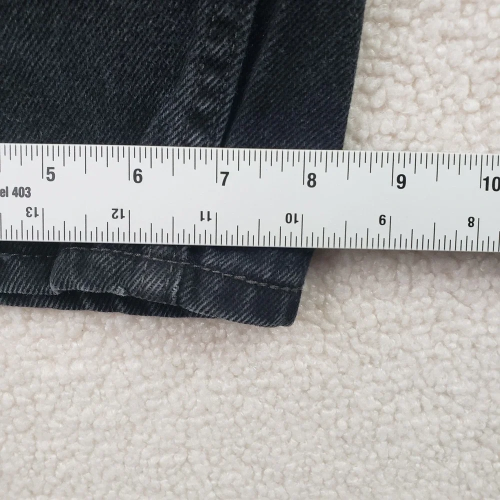 Levis 550 Relaxed Fit Jeans Mens 36x36 (fits 34x34) Black Denim Tapered Casual